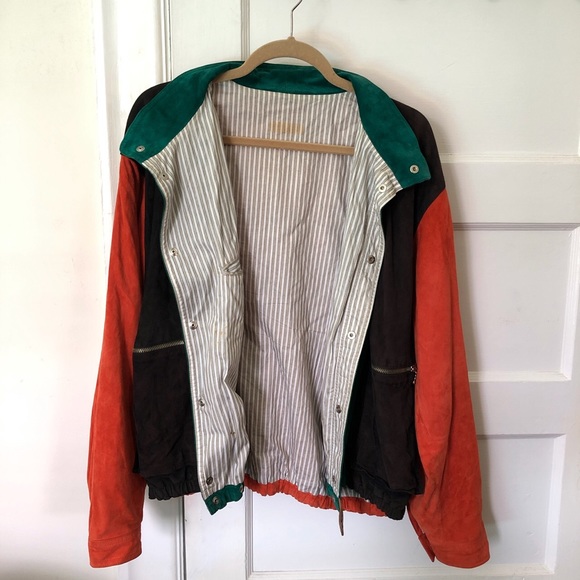 Rare vintage Giorgio Armani Suede Leather Jacket - Picture 4 of 4